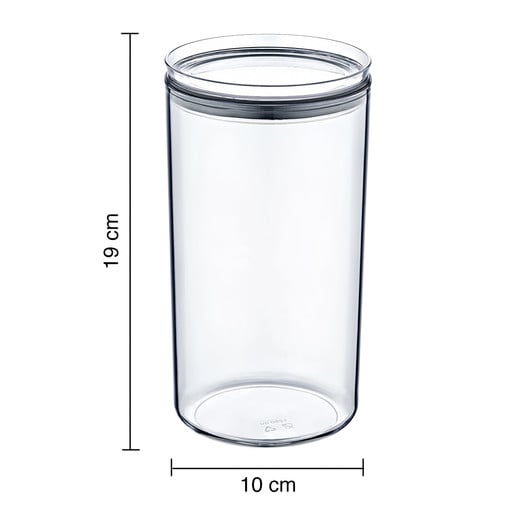 Canister Contenedor Hermético 1,25 Lt Crystal Round