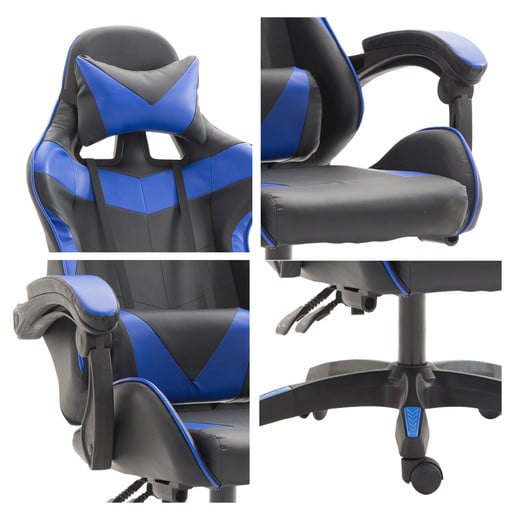 Silla Gamer Ultimate Racing - Azul