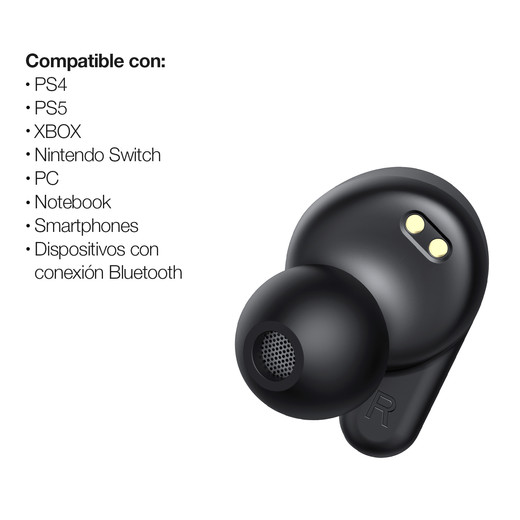 Audífonos Gamer T927 Pro Wireless Earbuds IPX5 Negro
