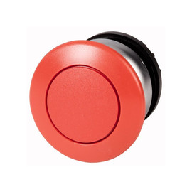 Botón pulsador tipo hongo, con retorno, rojo