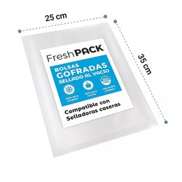 Pack 100 bolsas vacío gofradas 25x35 cms. - 80 micras