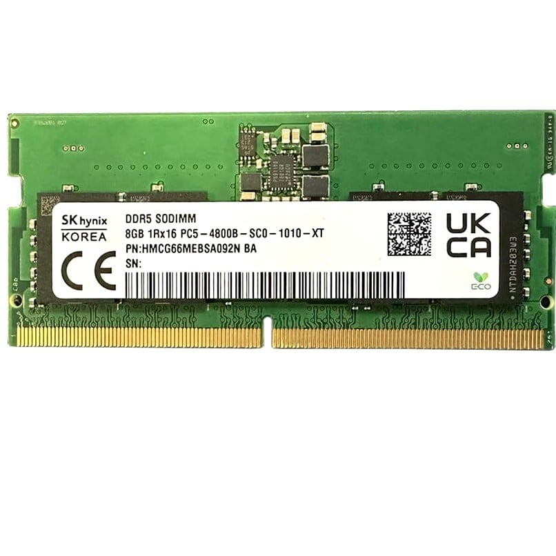 MEMORIA RAM SK HYNIX 8GB DDR5 4800 PARA LAPTOPS DE ULTIMA GENERACION OPEN BOX