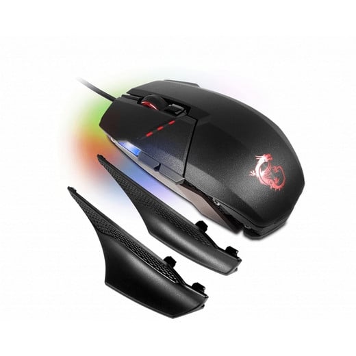 MOUSE GAMER MSI CLUTCH GM60, RGB MYSTIC LIGHT, INTERRUPTORES ESPECIALES OMRON