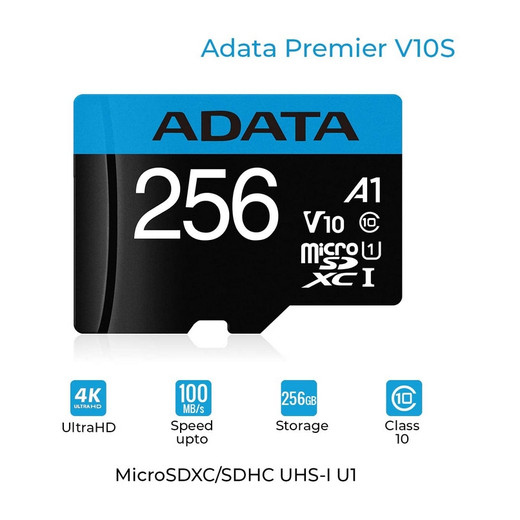 MEMORIA MICROSDXC 256GB ADATA PREMIER ONE, UHS-I CLASE 10