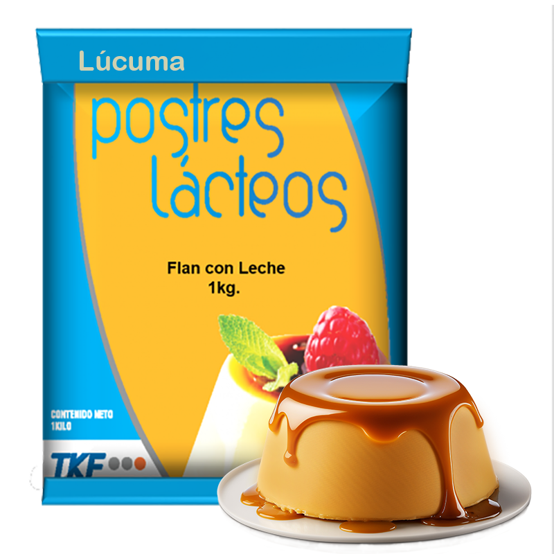 Flan con Leche L-4 Lucuma 10 x 1kg Foodgroup