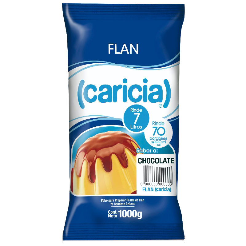 FLAN CHOCOLATE Caricia 1 Kg