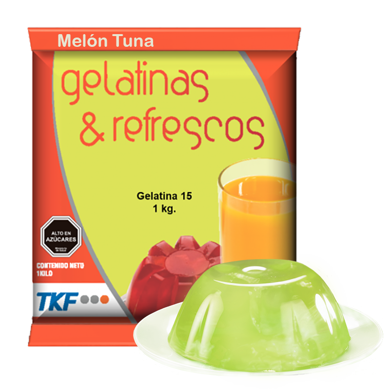 Gelatina 15 Melon Tuna 1kg x 10 unids. Foodgroup