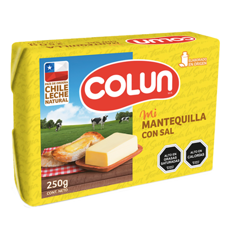 MANTEQUILLA CON SAL COLUN 250 g