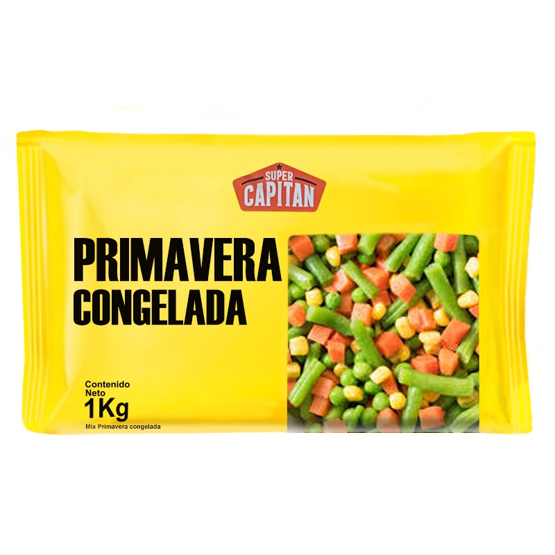 PRIMAVERA DE VERDURAS IQF SUPER CAPITAN 1 Kg