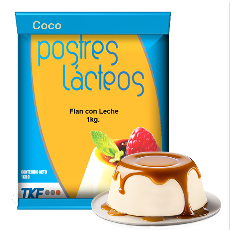 Flan con Leche L-4 Coco 10 x 1kg Foodgroup