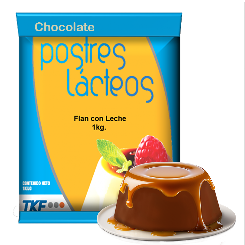 Flan con Leche L-4 Chocolate 10 x 1kg Foodgroup