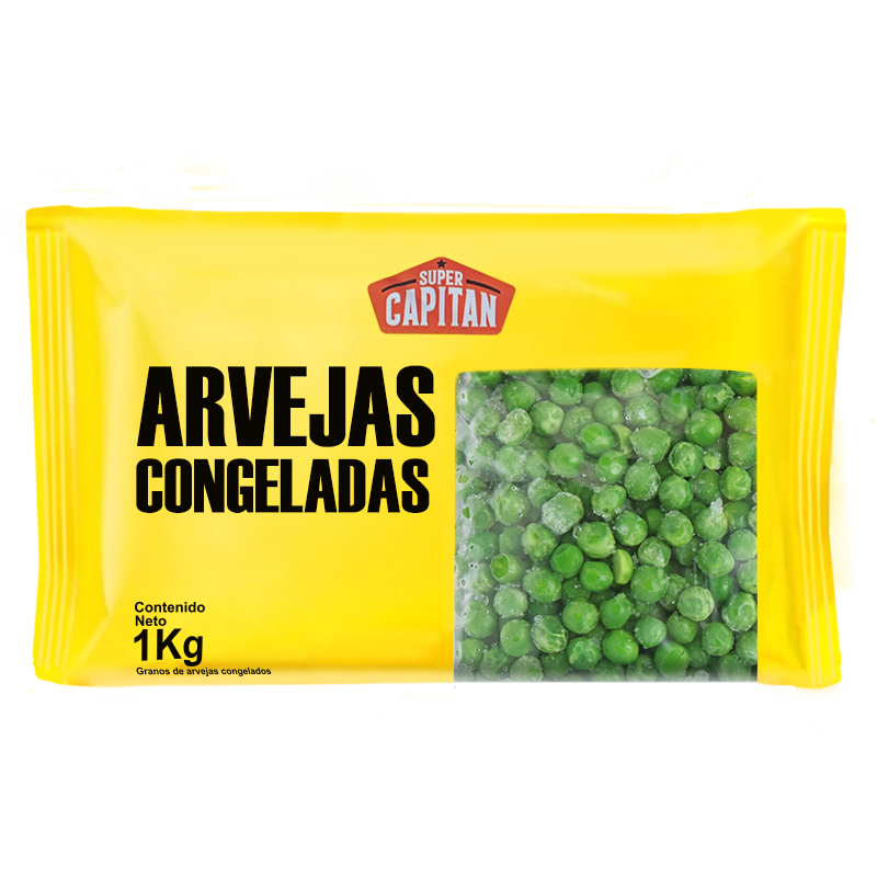 ARVEJAS CONGELADAS IQF SUPER CAPITAN 1 Kg