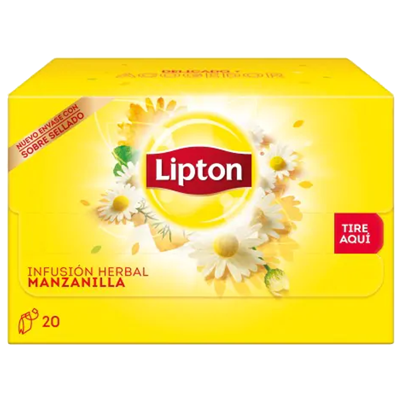 Infusión manzanilla Lipton 20 bolsas