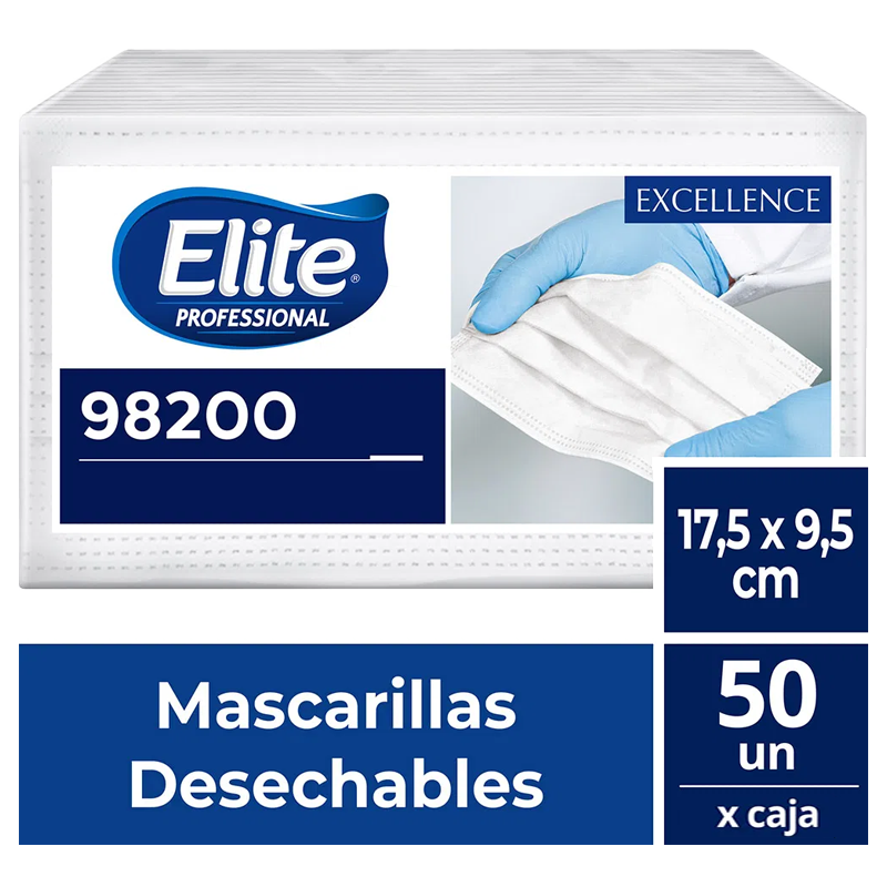 Mascarilla Elite Professional 50 unidades