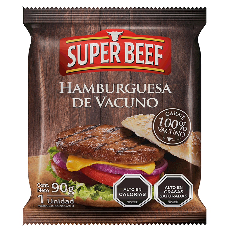 HAMBURGUESA VACUNO Super Beef 5x90 g
