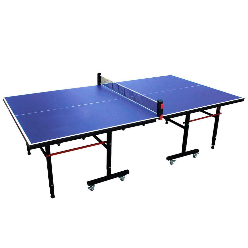 Mesa de Ping Pong Plegable Profesional Azul