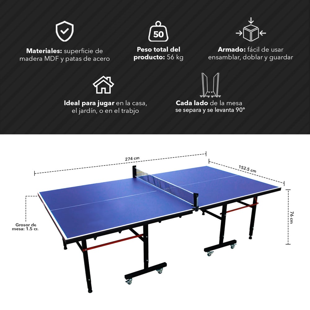 Mesa Ping Pong - ChileInflable