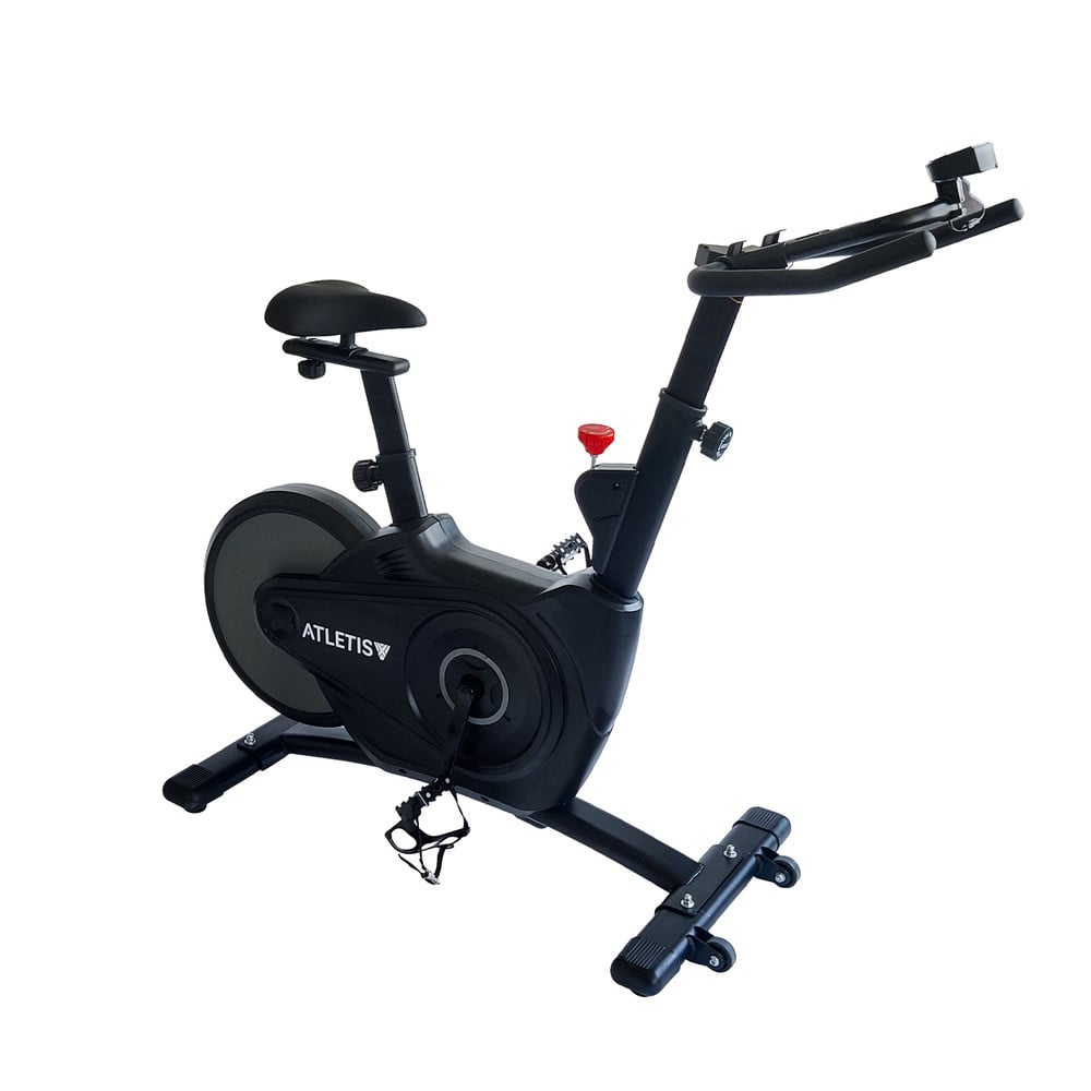 Bicicleta Spinning Magnética Monitor LCD Volante de Inercia 6 Kg