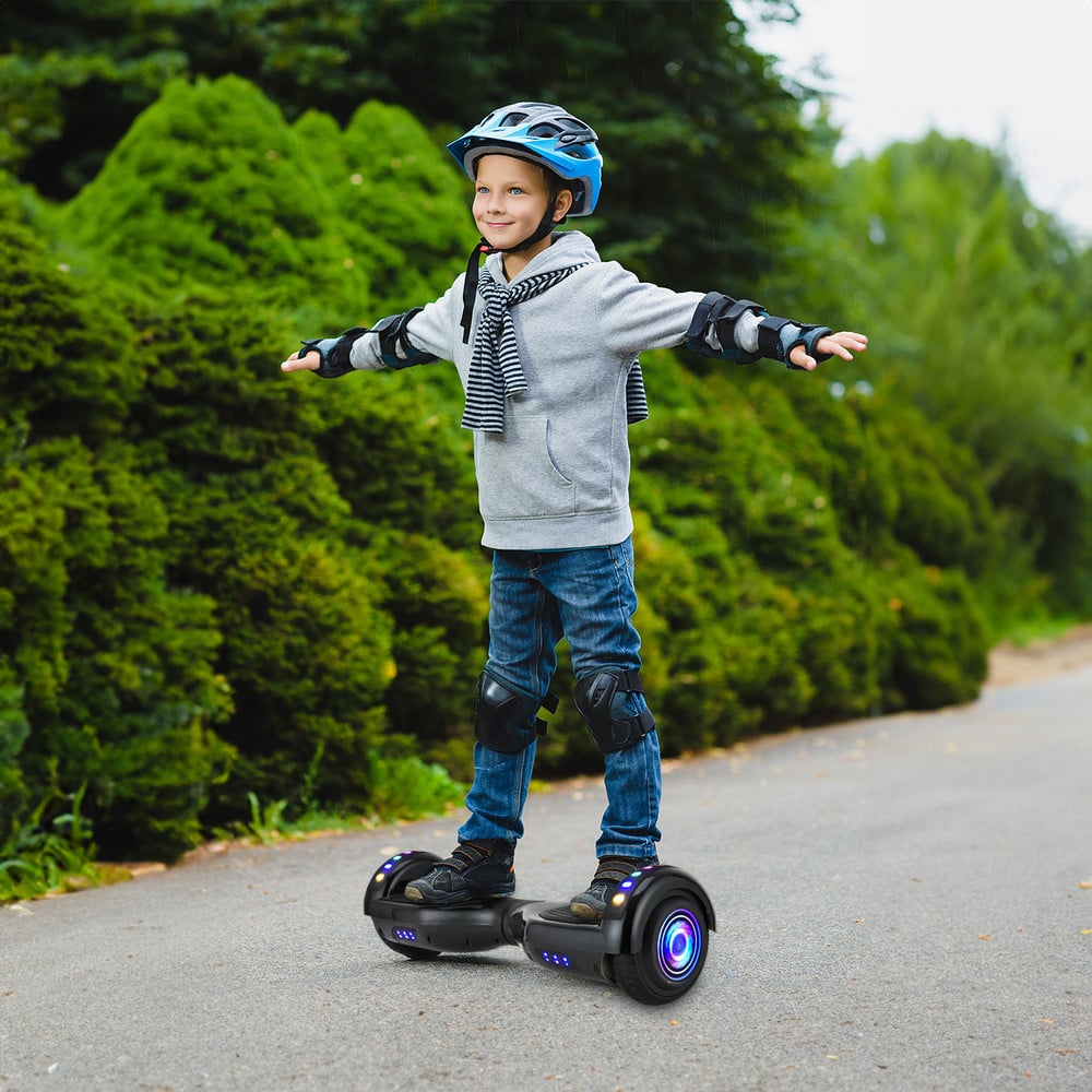 Atletis - Hoverboard PRO Bluetooth Luces 6,5 12 Km/h Negro