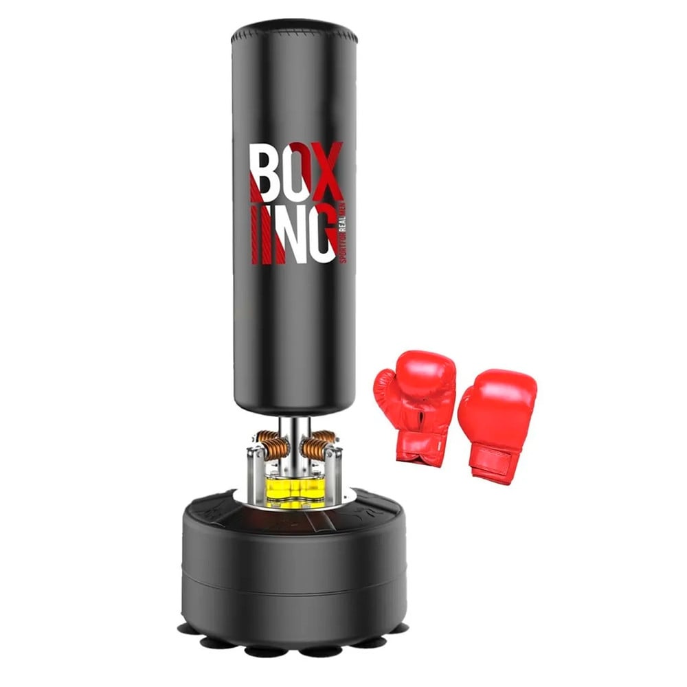 Set Punching Bag + Guantes Go Home Fitness