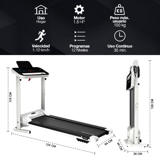 Trotadora Eléctrica Kemilng K500 Ultra Compacta