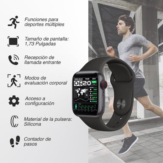 Smartwatch Reloj Inteligente I7 Pro Negro