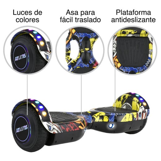Hoverboard Bluetooth Luces 6,5