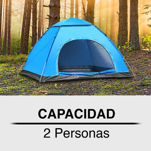 Carpa Camping 2  Personas Celeste