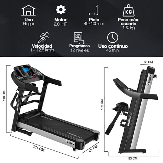 Trotadora Eléctrica Kemilng K600 Plus Plegable