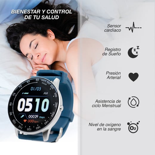 Reloj Inteligente Smartwatch N23 Azul