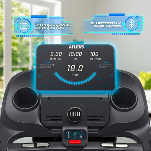 Trotadora Eléctrica Ultra X900 Atletis Incl Automática Bluetooth 10.1' Led Multifunción