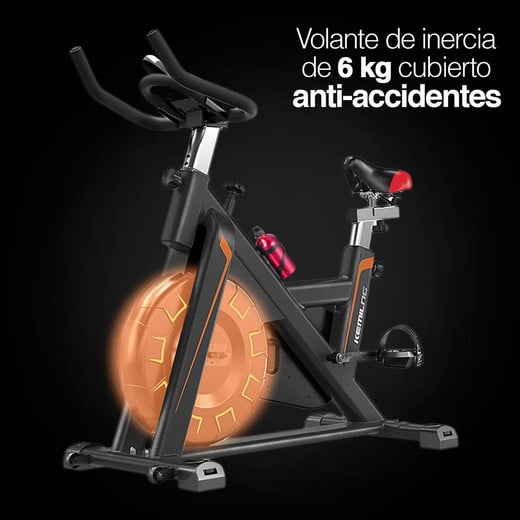 Bicicleta Spinning Dynamic Indoor Fitness Volante de Inercia 6 Kg