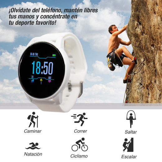 Reloj Inteligente Smartwatch ZN169 Blanco