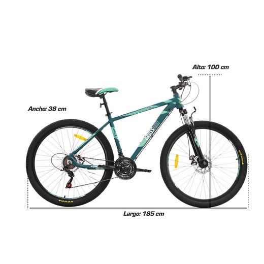 Bicicleta Mountain Bike Aro 27.5” 21 Velocidades Verde