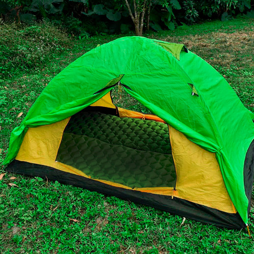 Colchoneta Inflable Outdoor Camping Verde