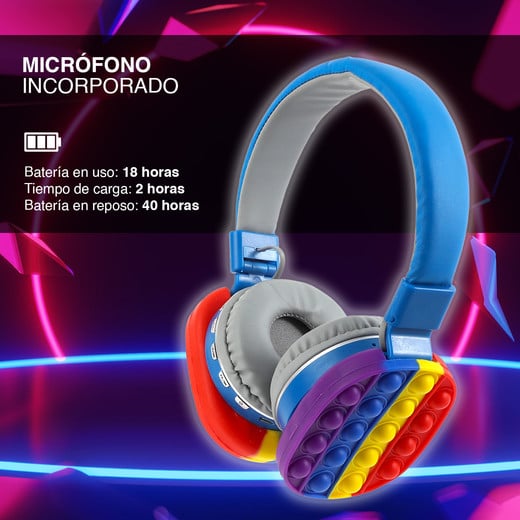 Audífonos Headphones 806E Azul