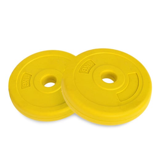Disco de Cemento 1 Kg para Barra PVC Amarillo
