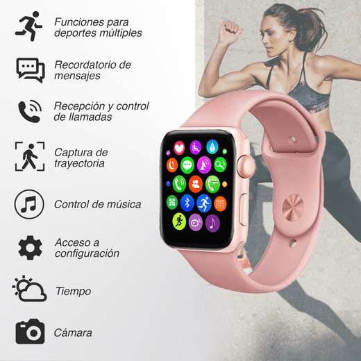 Reloj Inteligente Smartwatch G63L Rosa