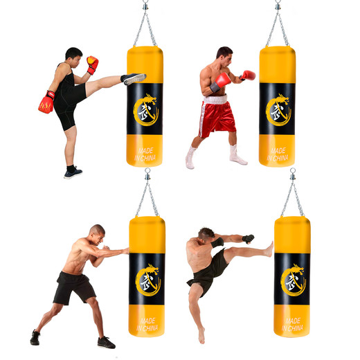 Saco de Boxeo Punching Ball 120 cm Amarillo