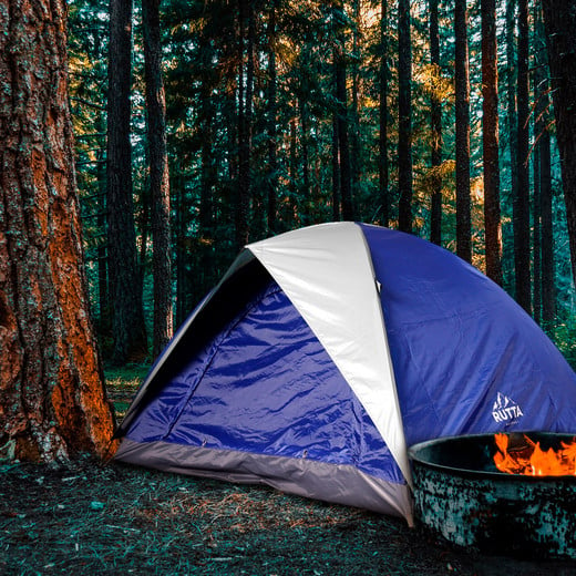 Carpa de Camping Fun para 2 Personas Azul