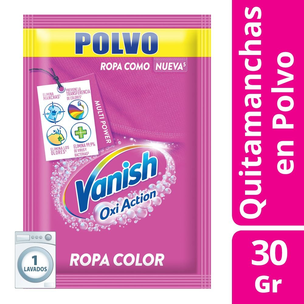 Liqui - Vanish Quitamanchas Ropa Color 30 Grs