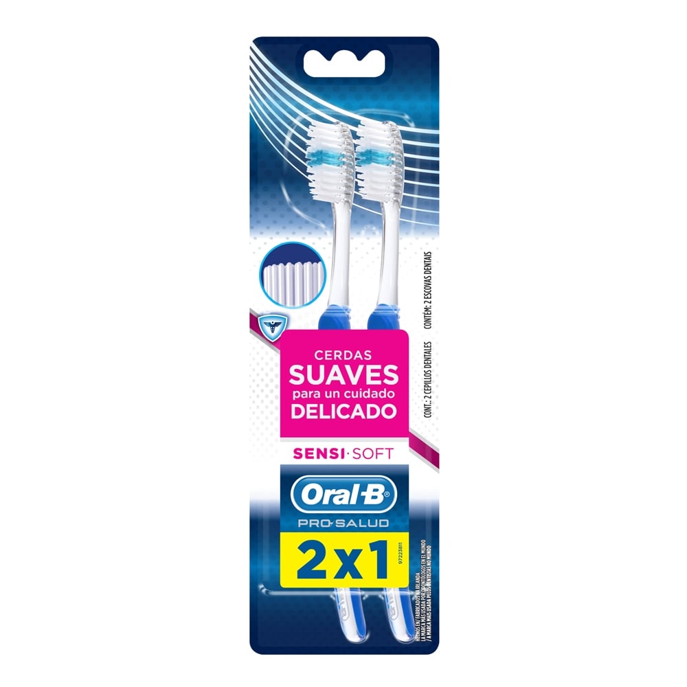 Comprar Cepillo Dental Oral-B Sensitive Indicator Extra Soft 2 Unidades