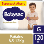 Babysec Pañal Super Premium G X 120