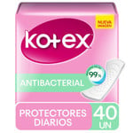 Kotex Protector Diario Normal Antibacterial X 40