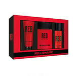 Millionaire Edt Red 95ml  Deo Spray 150ml  Aft.Shave 100ml