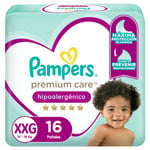 Pañales Pampers Premium Care Talla XXG 16 Un