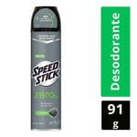 Desodorante En Spray Speed Stick Zero% Carbón 91G