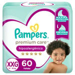 Pañales Pampers Premium Care Talla XXG 60 Un
