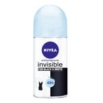 Desodorante Roll On Nivea Invisible Black & White Pure 50ml