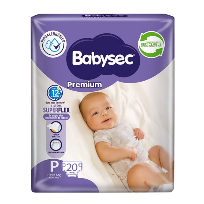 Pañales de Bebé Babysec Premium 20un P  - CPPBBBS206.jpg
